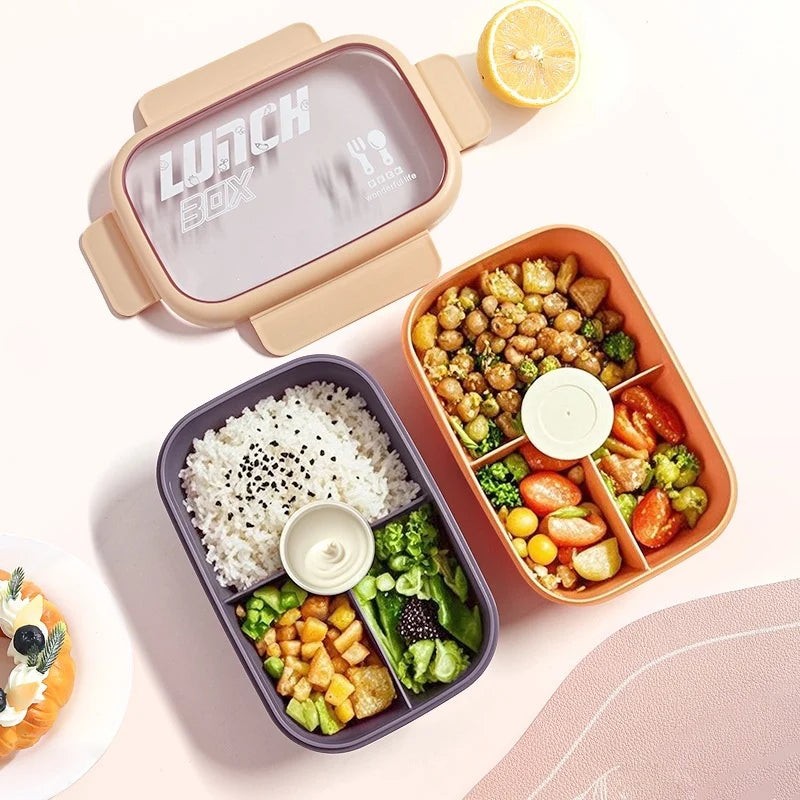Unisex Lunchbox mit auslaufsicherem Design und integriertem Besteckfach 4