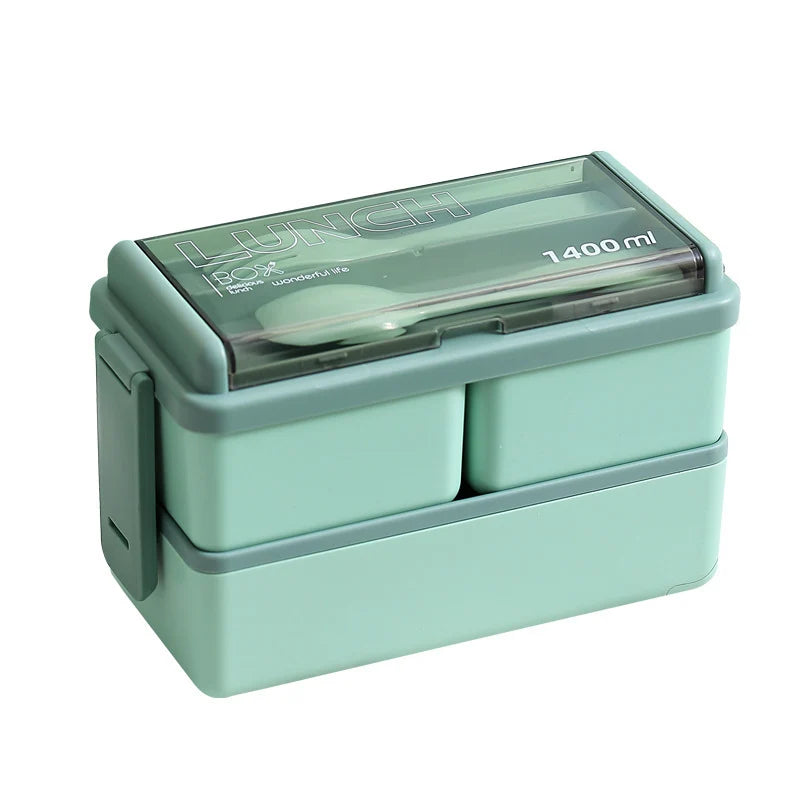 Unisex Lunchbox mit integriertem Besteckset und auslaufsicherem Verschluss 5