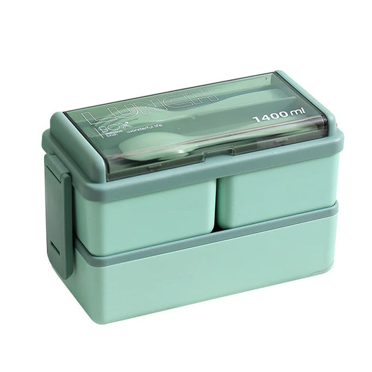 Unisex Lunchbox mit integriertem Besteckset und auslaufsicherem Verschluss 5