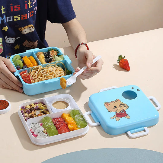 Unisex Lunchbox mit verspieltem Design und sicherem Verschluss 2