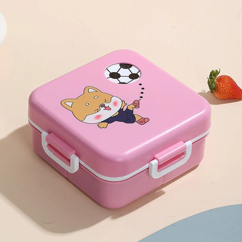 Unisex Lunchbox mit verspieltem Design und sicherem Verschluss 6