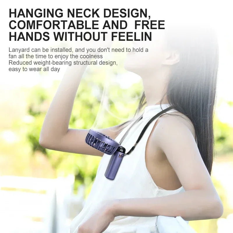 Unisex Mini-Handventilator Faltbar mit USB und Telefonhalter, Tragbar und Verstellbar, 5 Geschwindigkeitsstufen 3