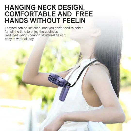 Unisex Mini-Handventilator Faltbar mit USB und Telefonhalter, Tragbar und Verstellbar, 5 Geschwindigkeitsstufen 3