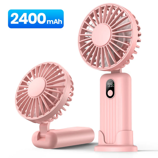 Unisex Mini-Handventilator Tragbar mit USB-Aufladung und 3 Geschwindigkeitsstufen 9