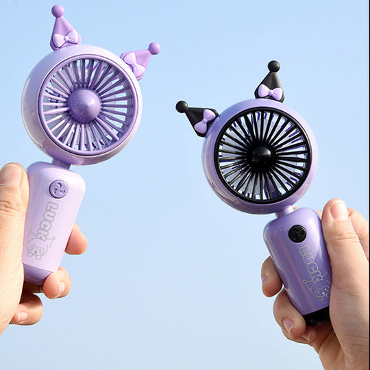 Unisex Mini-Handventilator mit klappbarem Ständer und leisem Motor 2