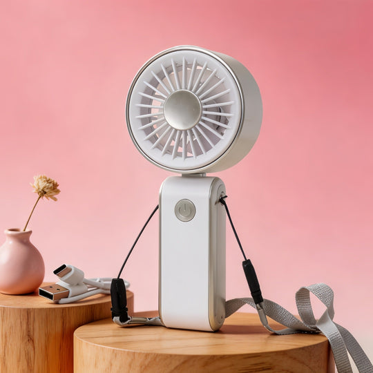 Unisex Mini Ventilator USB Tragbar Kompakt für Unterwegs 2