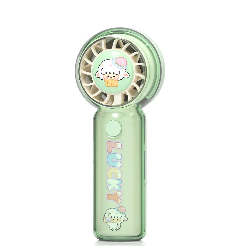 Unisex Mini Ventilator mit Katzenmotiv Tragbar und Leise 2