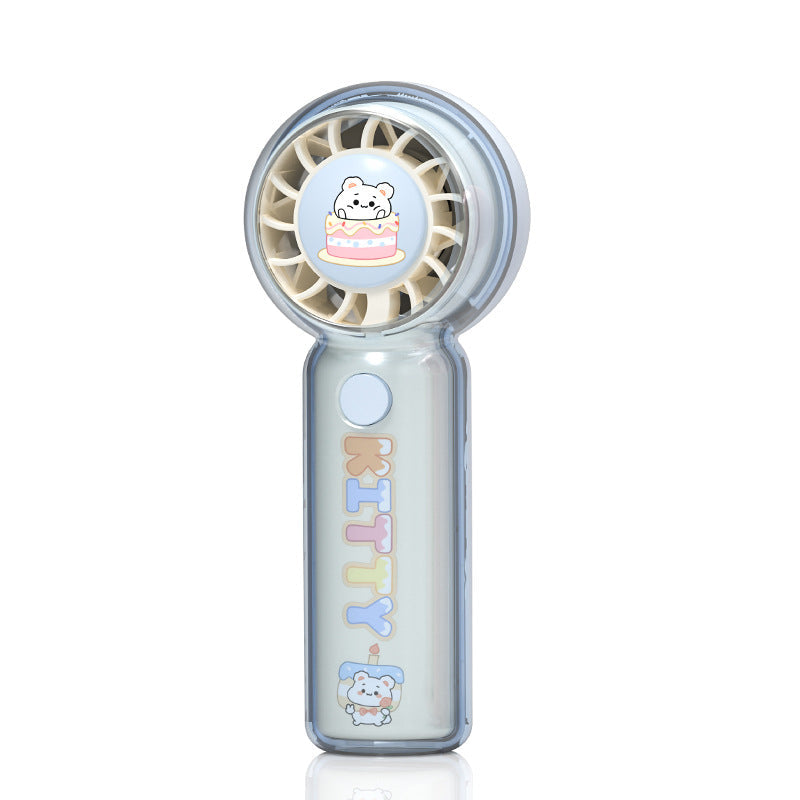 Unisex Mini Ventilator mit Katzenmotiv Tragbar und Leise 3