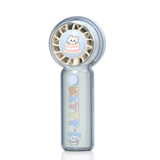 Unisex Mini Ventilator mit Katzenmotiv Tragbar und Leise 3