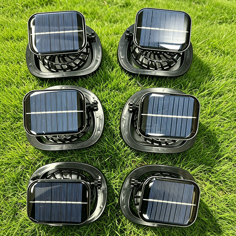 Unisex Miniventilator Tragbar Solarbetrieben Kompakt 2