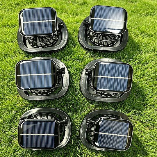 Unisex Miniventilator Tragbar Solarbetrieben Kompakt 2