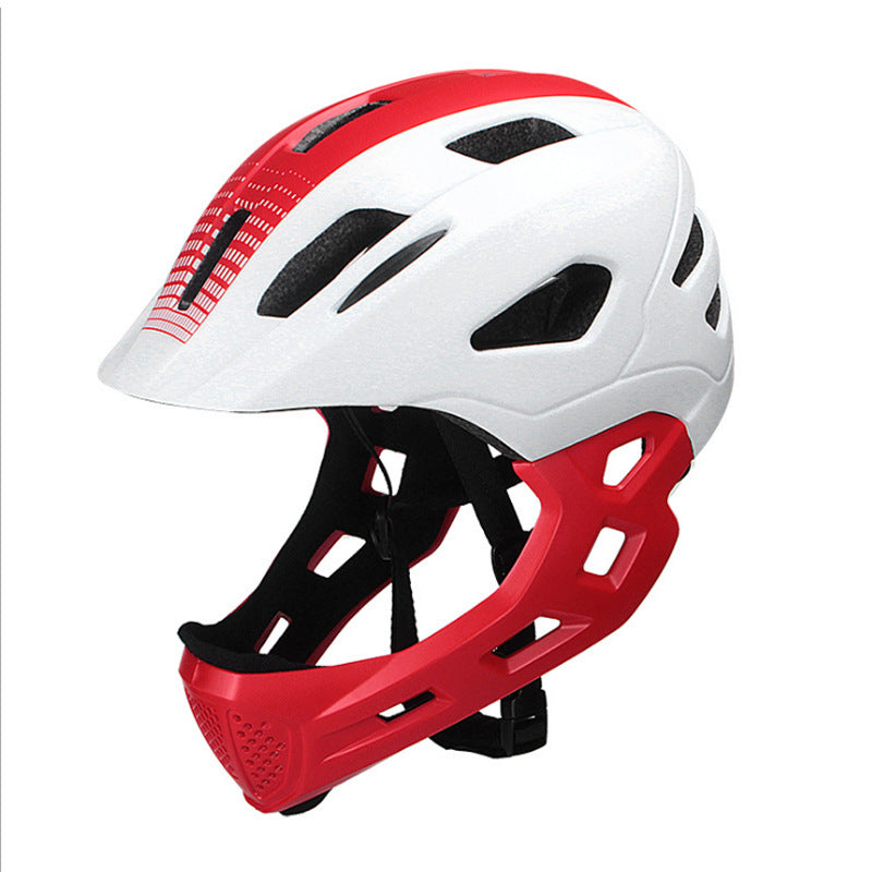 Unisex Mountainbike-Helm mit abnehmbarem Kinnschutz und Belüftung 2