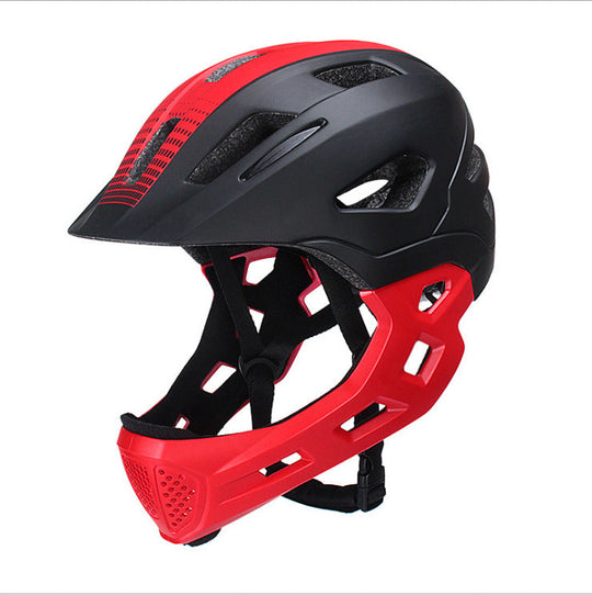 Unisex Mountainbike-Helm mit abnehmbarem Kinnschutz und Belüftung 6