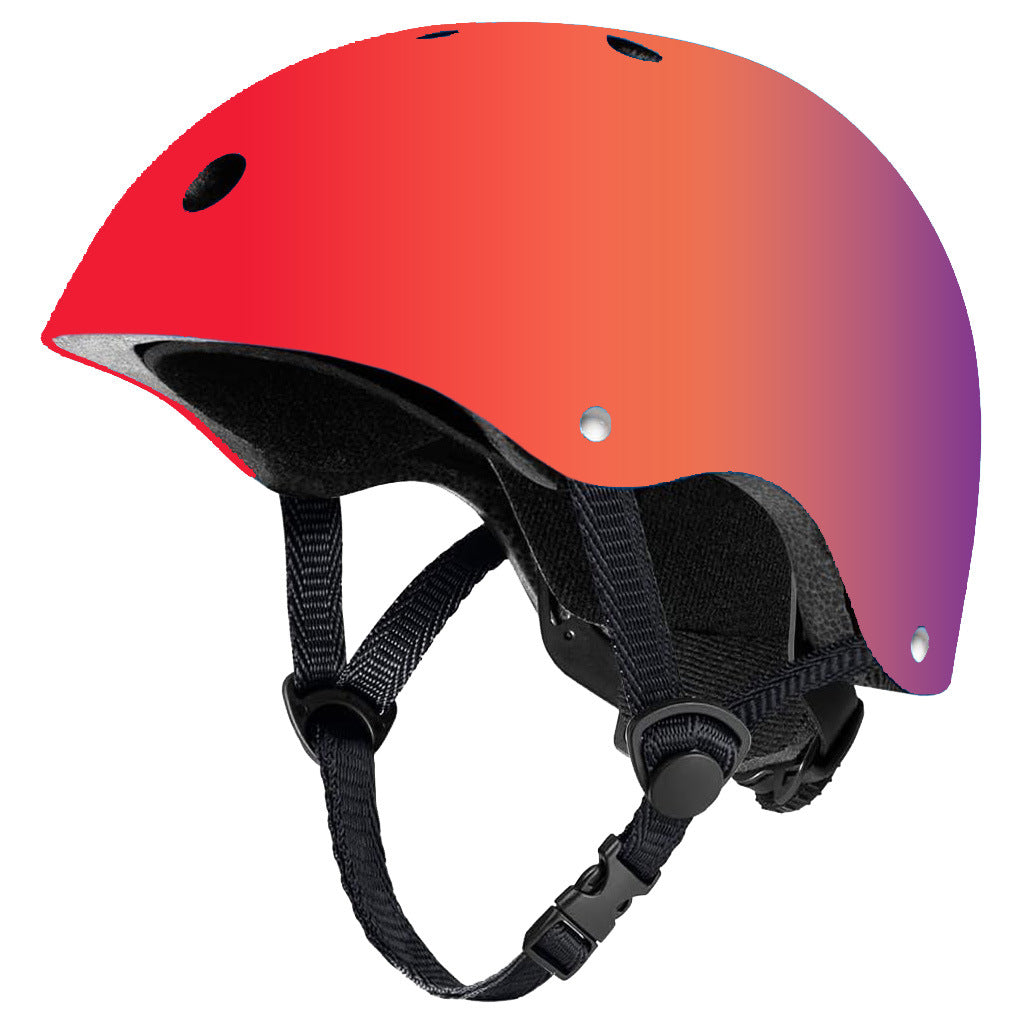 Unisex Multisport-Helm für Skateboard und Fahrrad mit verstellbarem Kinnriemen 0