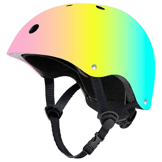 Unisex Multisport-Helm für Skateboard und Fahrrad mit verstellbarem Kinnriemen 6