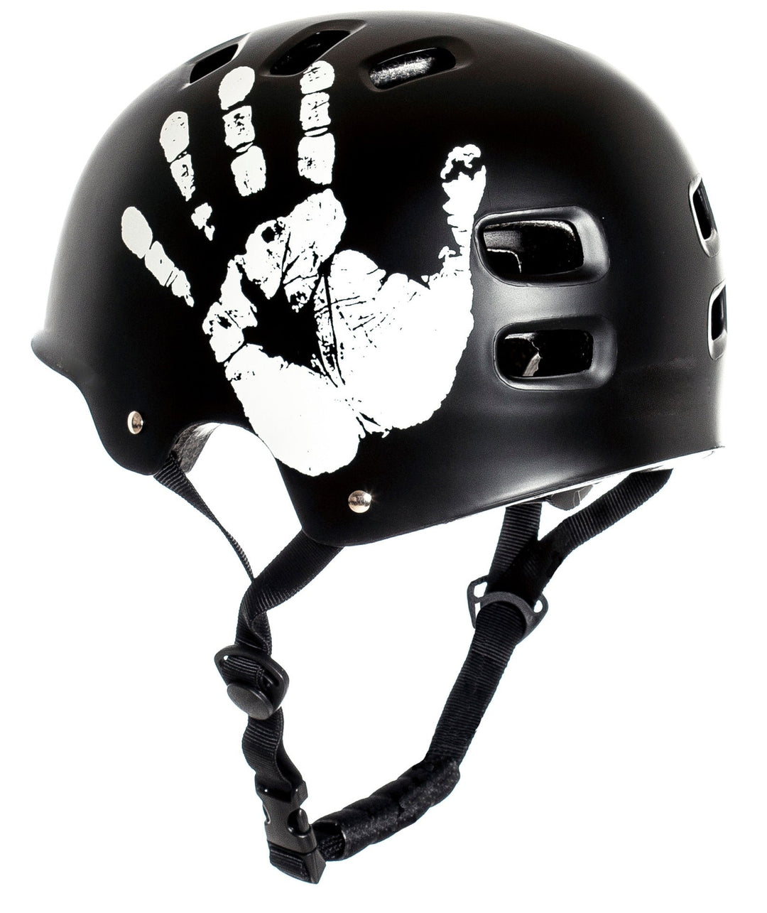 Unisex Multisport-Helm mit Totenkopf-Motiv und verstellbarem Kinnriemen 1