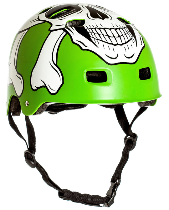 Unisex Multisport-Helm mit Totenkopf-Motiv und verstellbarem Kinnriemen 4