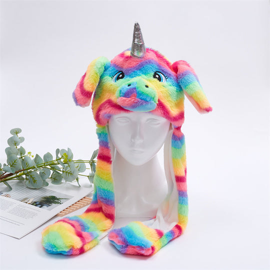 Unisex Mütze mit Wackelohren für Cosplay und festliche Anlässe 22