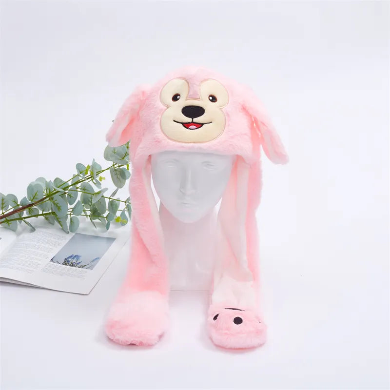 Unisex Mütze mit Wackelohren für Cosplay und festliche Anlässe 51