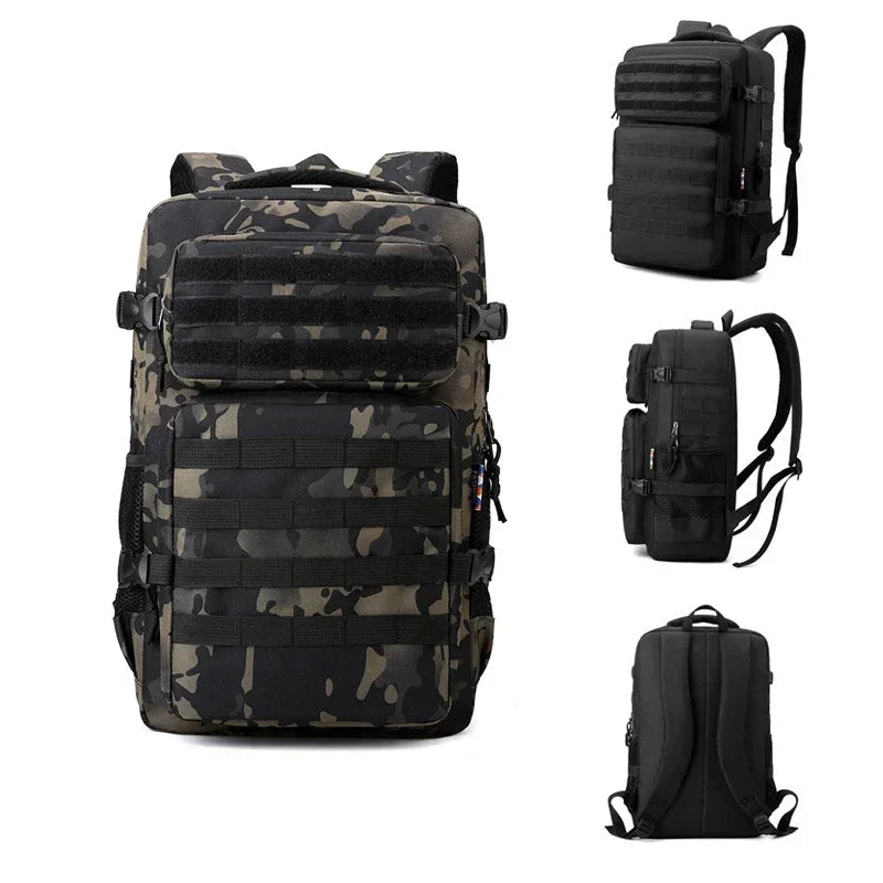 Unisex Outdoor Rucksack 45L für Camping und Wandern 0