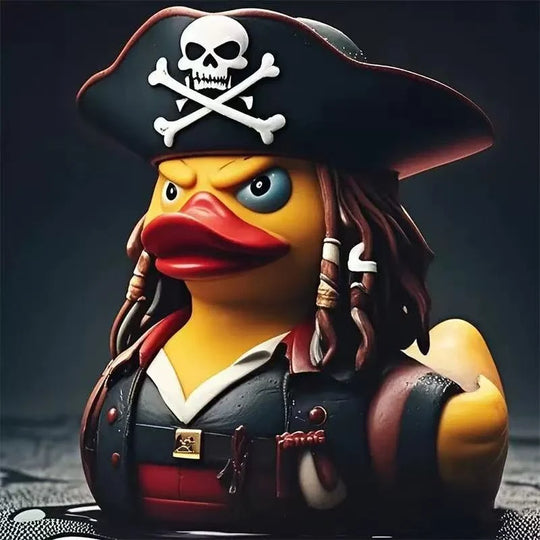 Unisex Piraten-Entenfigur Verspielt und Dekorativ 1