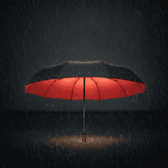 Unisex Regenschirm Groß Sturmsicher für Windige Tage 0