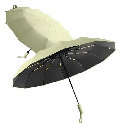 Unisex Regenschirm mit UV-Schutz und windfester Konstruktion 0