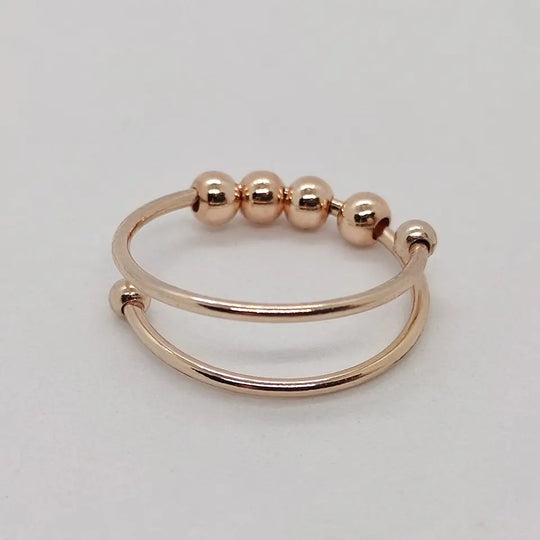 Unisex Ring Mit Beruhigender Drehbewegung Stilvolles Design 2