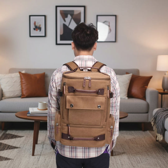 Unisex Rucksack Vintage für Alltag und Abenteuer 3