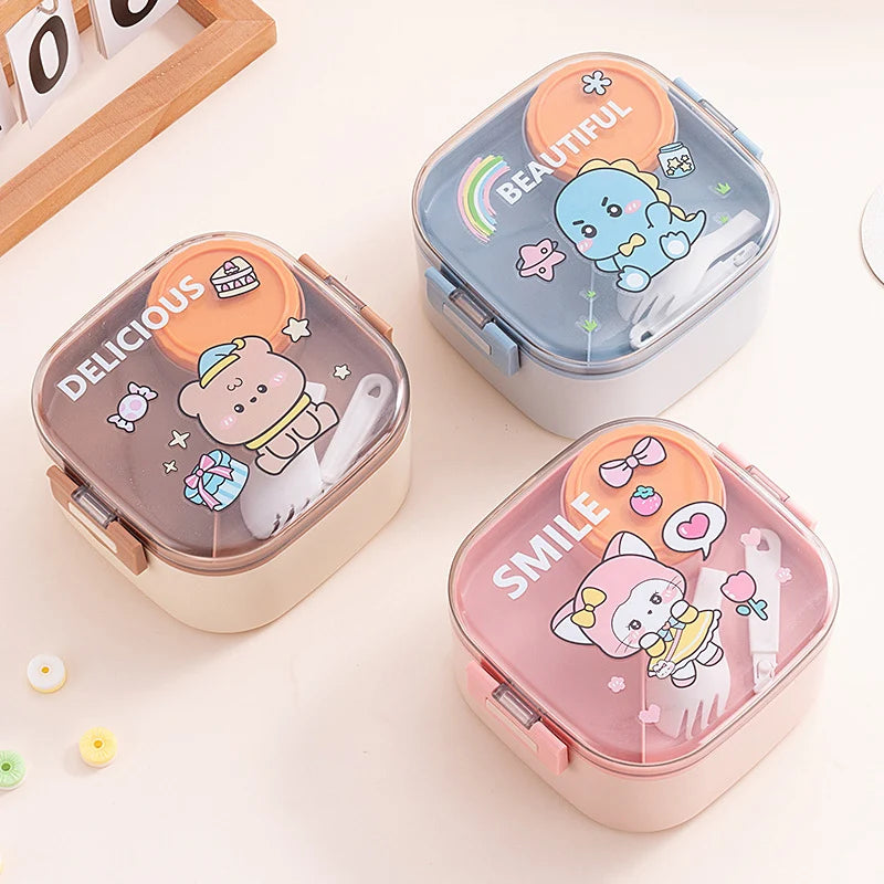 Unisex Snackbox Multifunktional mit Verspieltem Design 0