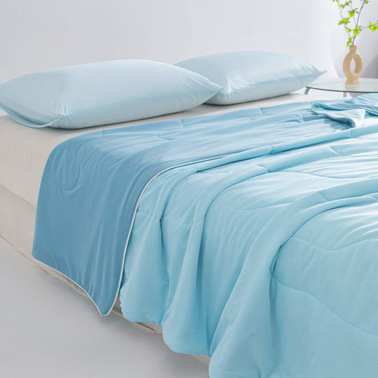 Unisex Sommerdecke Leicht und Atmungsaktiv mit Mikrofaserfüllung 0