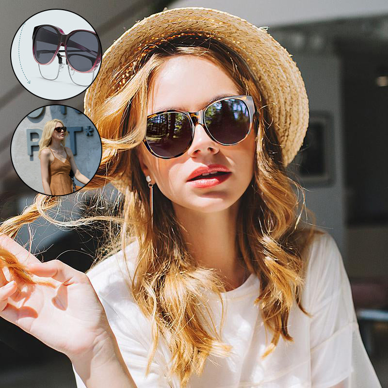 Unisex Sonnenbrille Fit Over Cat-Eye Design mit Polarisierenden Gläsern 1