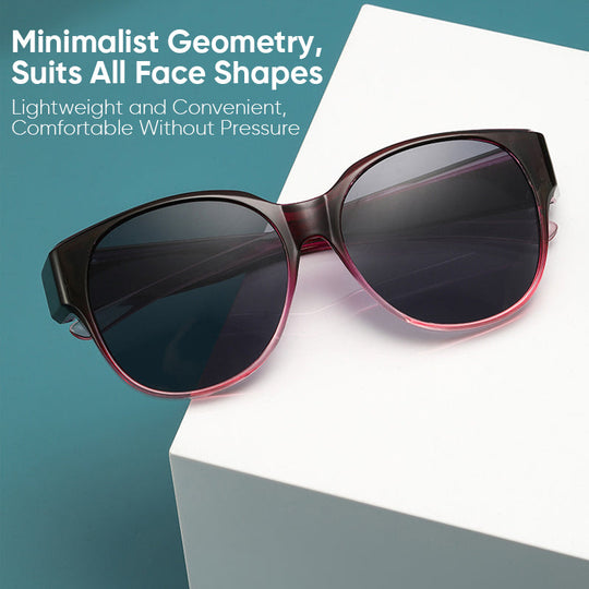 Unisex Sonnenbrille Fit Over Cat-Eye Design mit Polarisierenden Gläsern 7