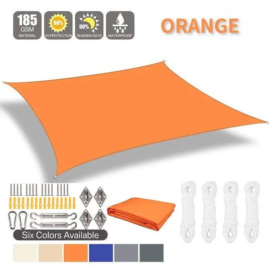 Unisex Sonnenschutz Segel Wasserdicht für Outdoor Garten Terrasse 13