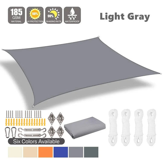 Unisex Sonnenschutz Segel Wasserdicht für Outdoor Garten Terrasse 18