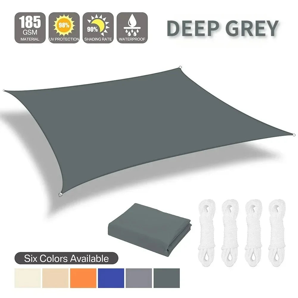Unisex Sonnenschutz Segel Wasserdicht für Outdoor Garten Terrasse 9