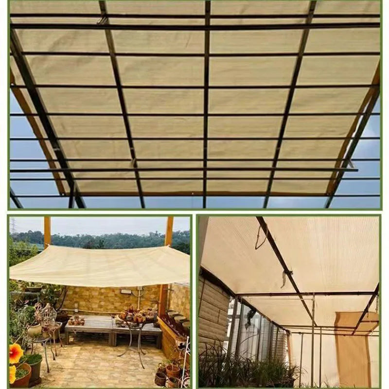 Unisex Sonnenschutznetz für Terrasse und Gewächshaus vielseitig einsetzbar 3