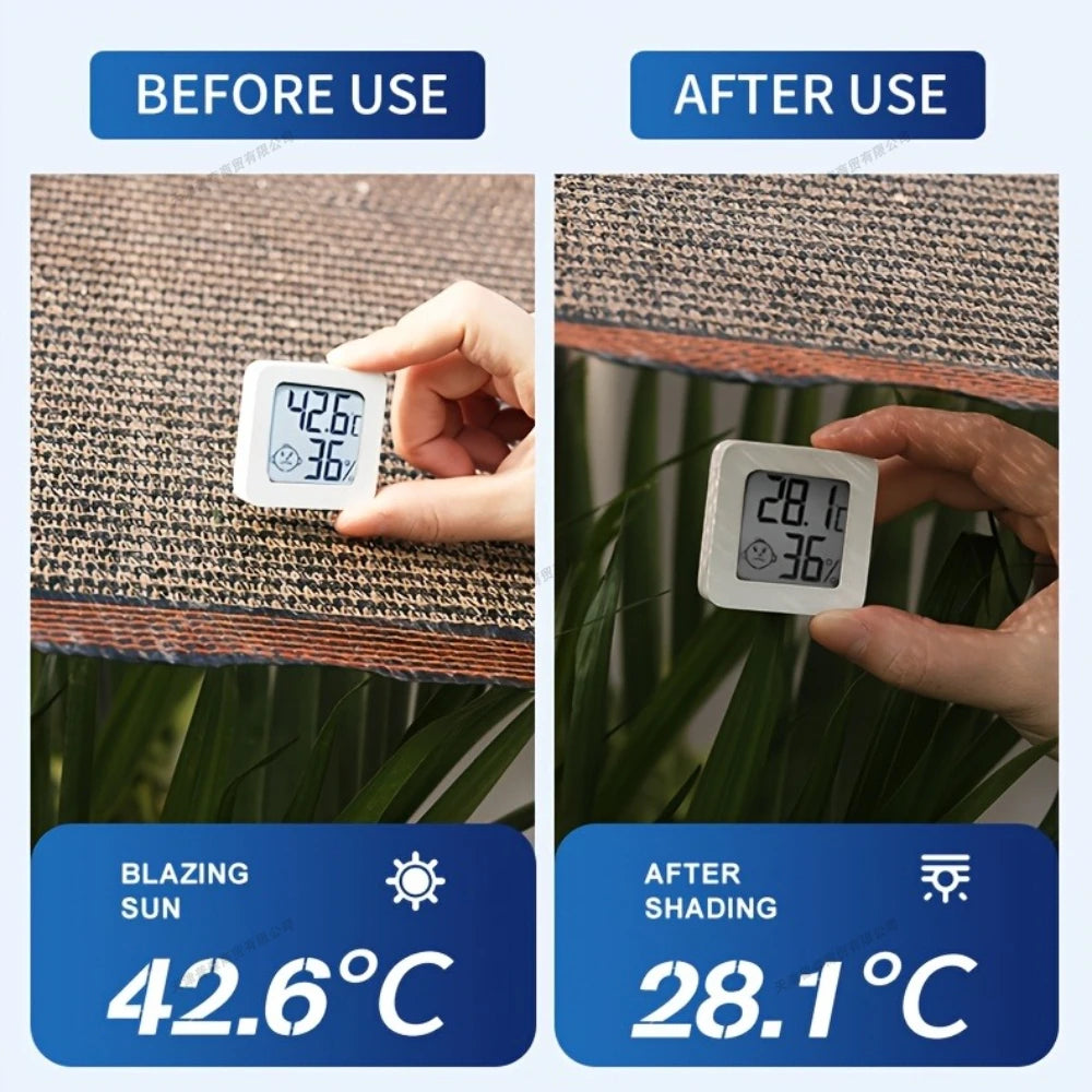 Unisex Sonnenschutznetz mit Ösen für Terrasse und Garten 4