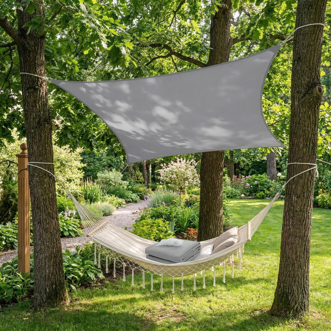 Unisex Sonnensegel Rechteckig Wasserdicht für Terrasse und Balkon 5
