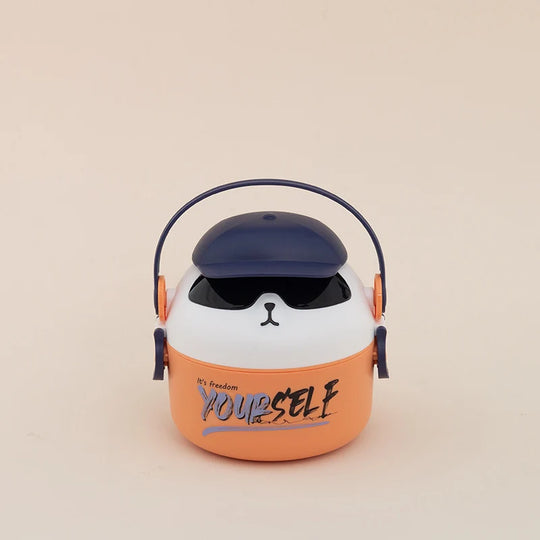 Unisex Speisebox mit Tiermotiv Mehrlagig 5