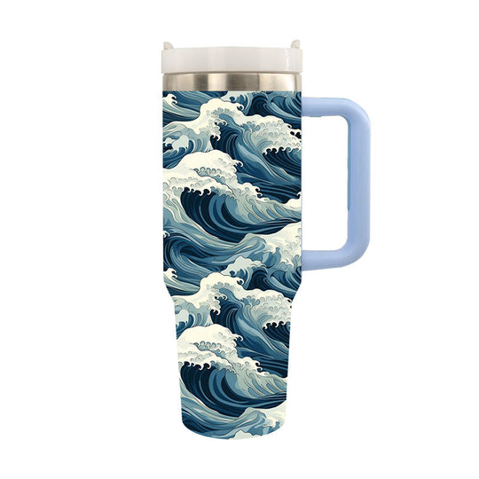 Unisex Thermo Trinkbecher mit Künstlerischem Design für Heiße und Kalte Getränke 15