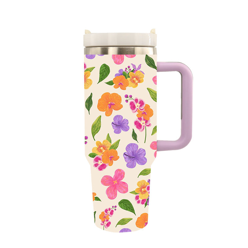 Unisex Thermo Trinkbecher mit Künstlerischem Design für Heiße und Kalte Getränke 3