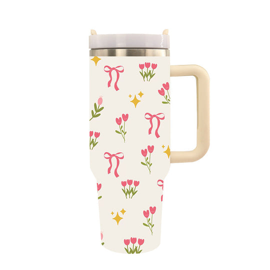 Unisex Thermo Trinkbecher mit Künstlerischem Design für Heiße und Kalte Getränke 4
