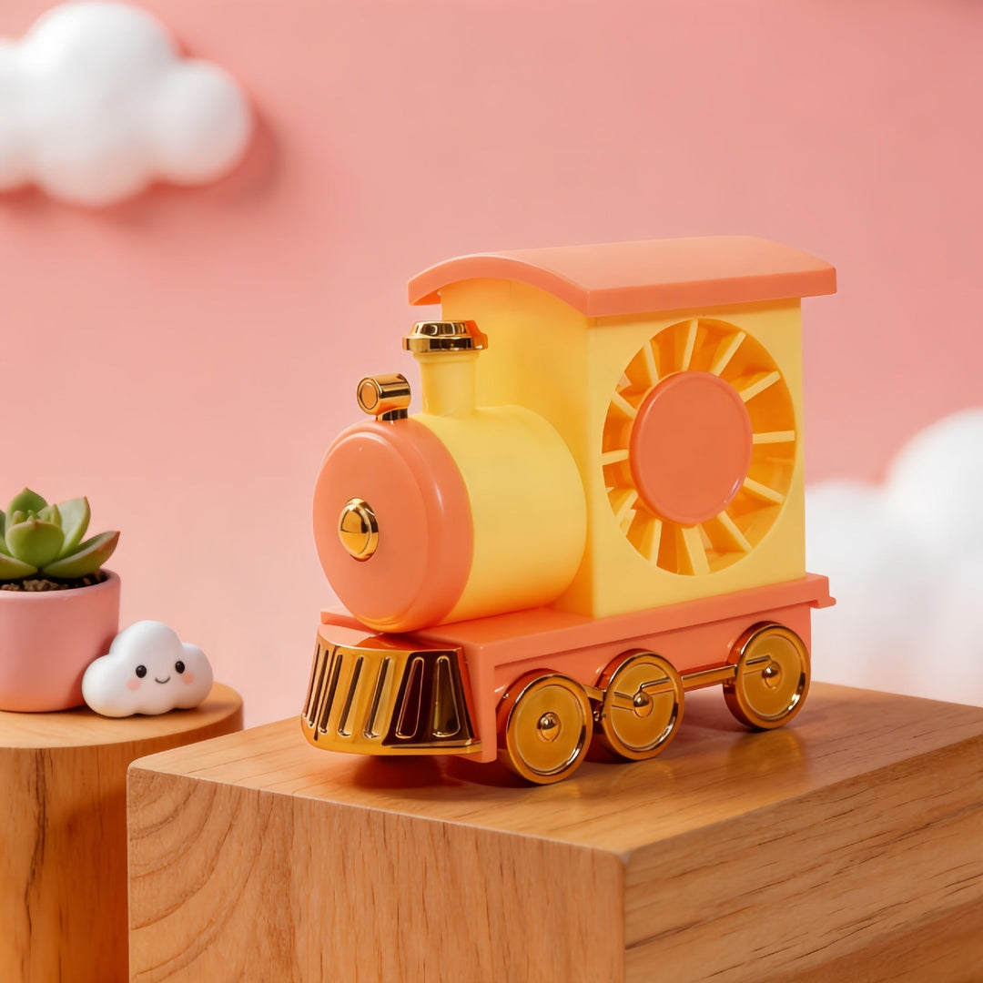 Unisex Tischventilator Kompakt USB Betrieb Leiser DC-Motor Figurendesign 12