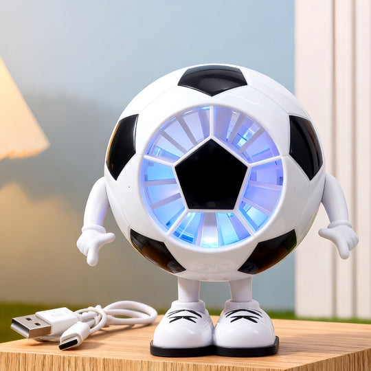 Unisex Tischventilator Kompakt USB Betrieb Leiser DC-Motor Figurendesign 18