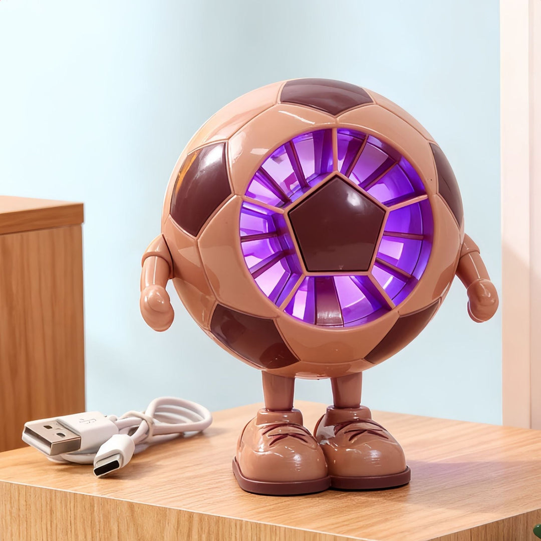 Unisex Tischventilator Kompakt USB Betrieb Leiser DC-Motor Figurendesign 19
