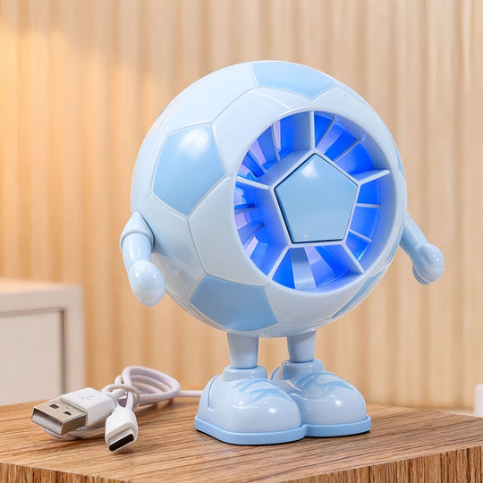 Unisex Tischventilator Kompakt USB Betrieb Leiser DC-Motor Figurendesign 2