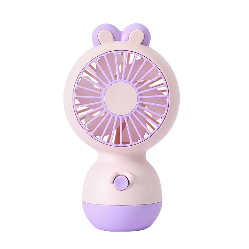 Unisex Tischventilator Kompakt USB Betrieb Leiser DC-Motor Figurendesign 28