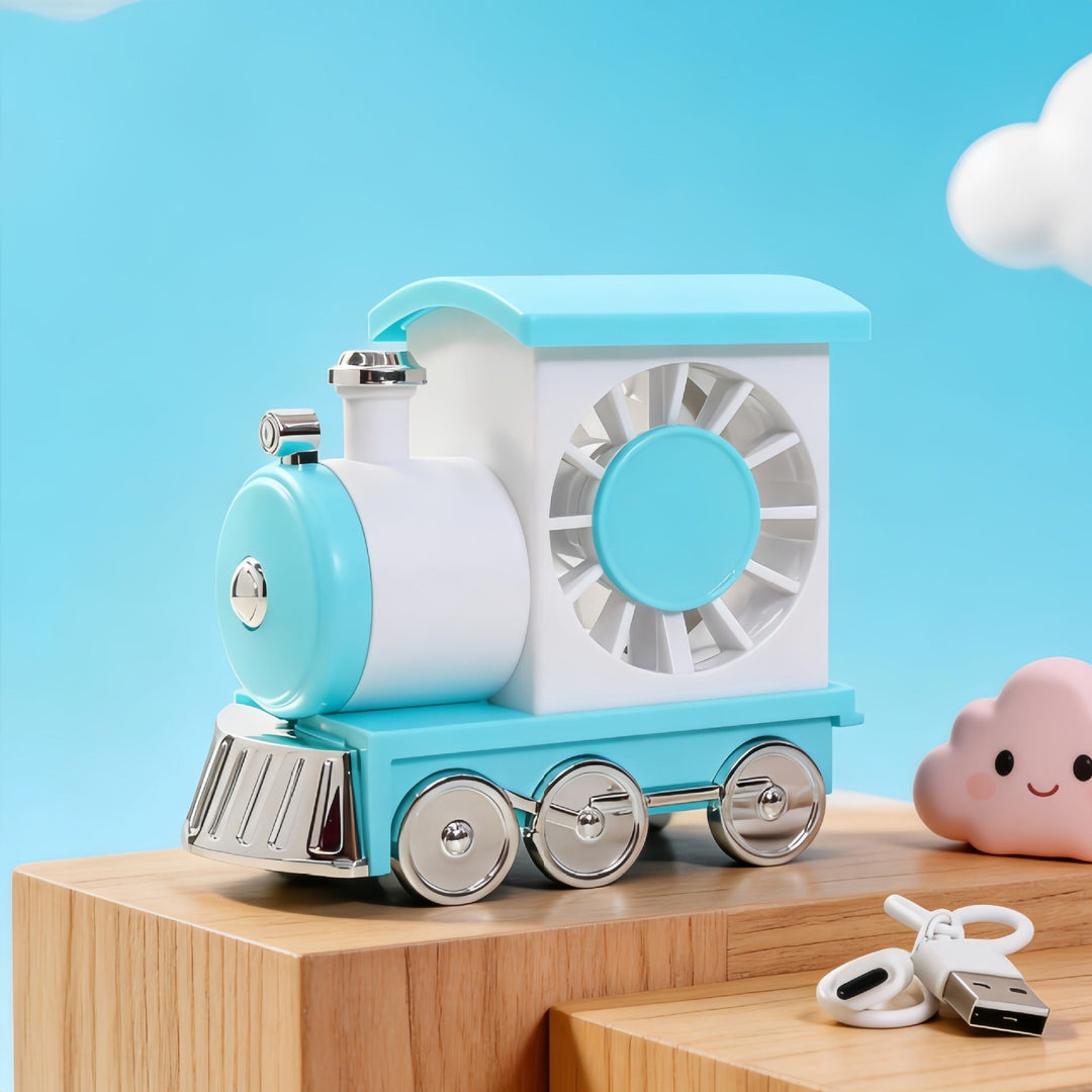 Unisex Tischventilator Kompakt USB Betrieb Leiser DC-Motor Figurendesign 29