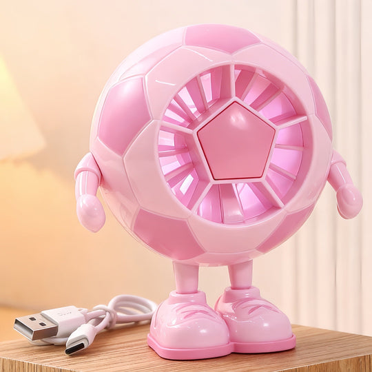 Unisex Tischventilator Kompakt USB Betrieb Leiser DC-Motor Figurendesign 5
